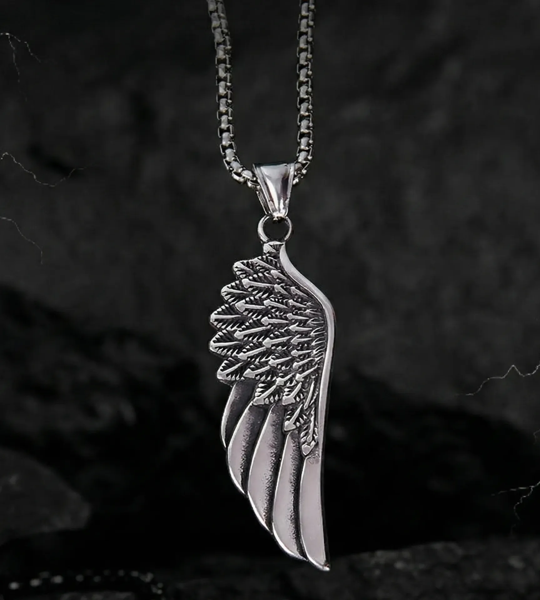 MENS Exclusive FALLEN WING Pendant 