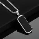 MENS Exclusive Rectangular pendant