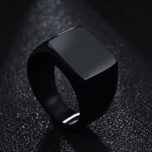 MENS BLACK EXCLUSIVE RING